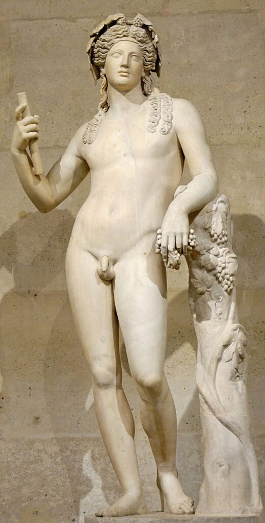 dionysos beeld louvre