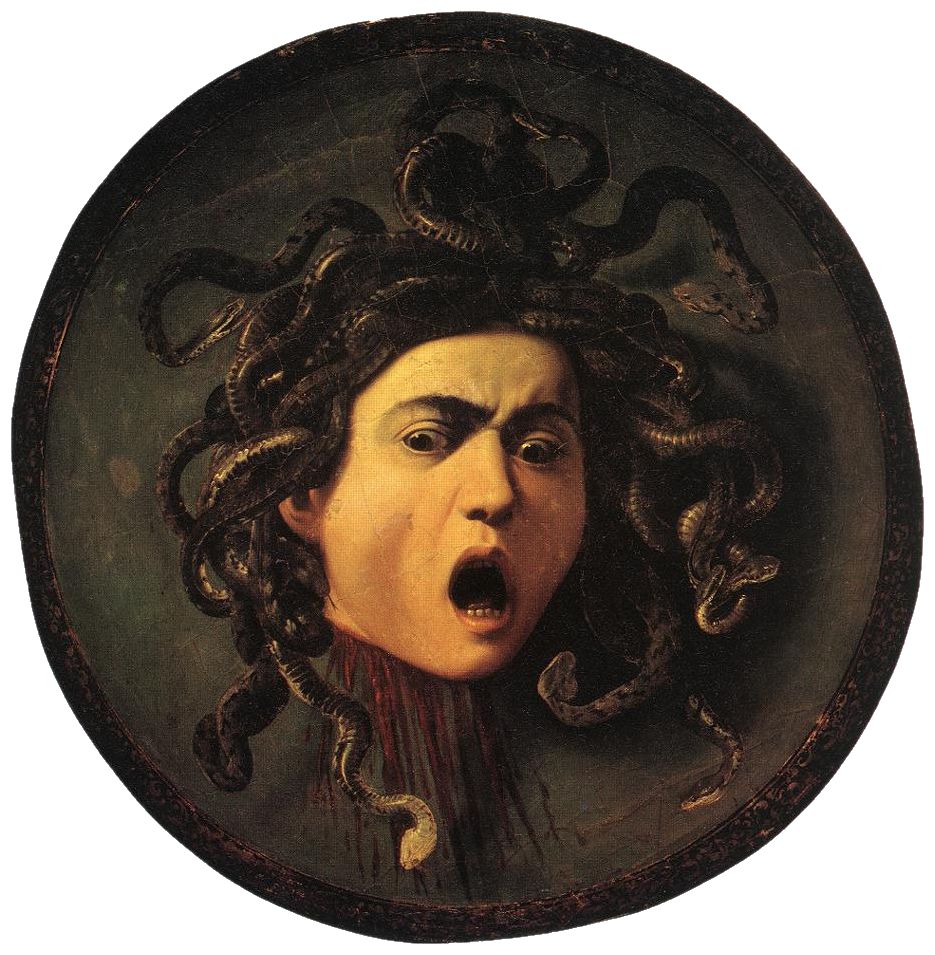 medusa painting by carvaggio